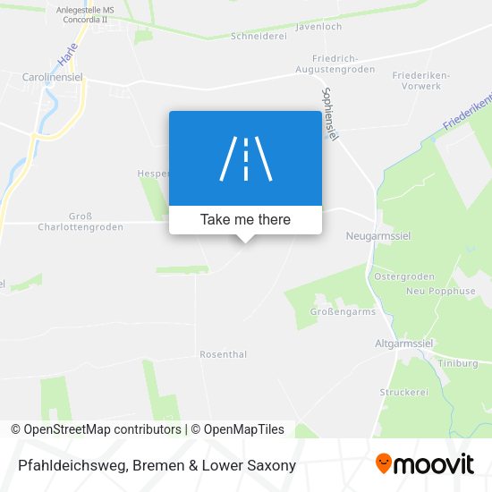 Pfahldeichsweg map