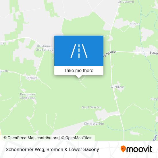 Schönhörner Weg map
