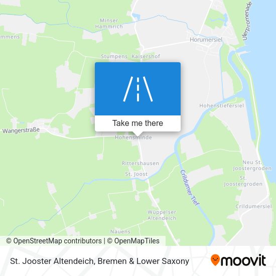 St. Jooster Altendeich map