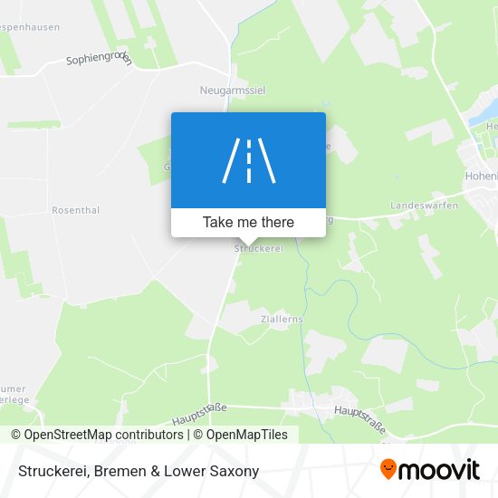 Struckerei map