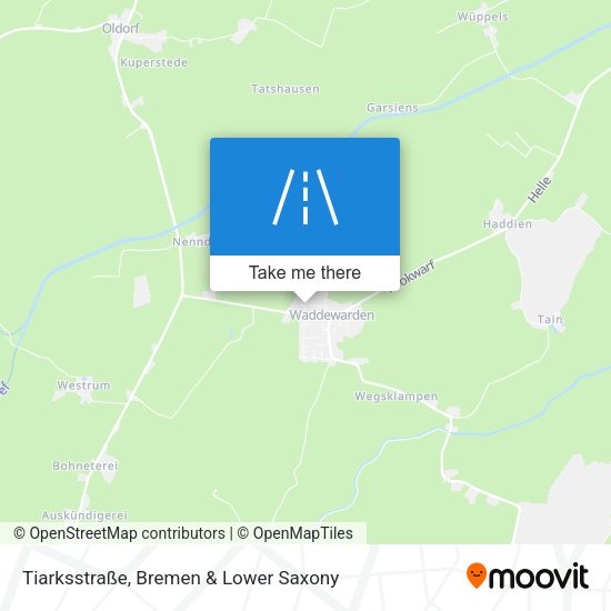 Tiarksstraße map
