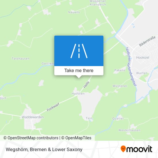 Wegshörn map