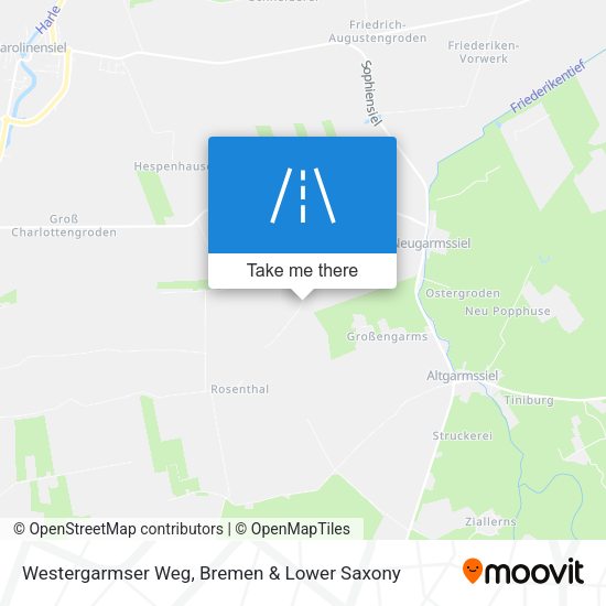 Westergarmser Weg map