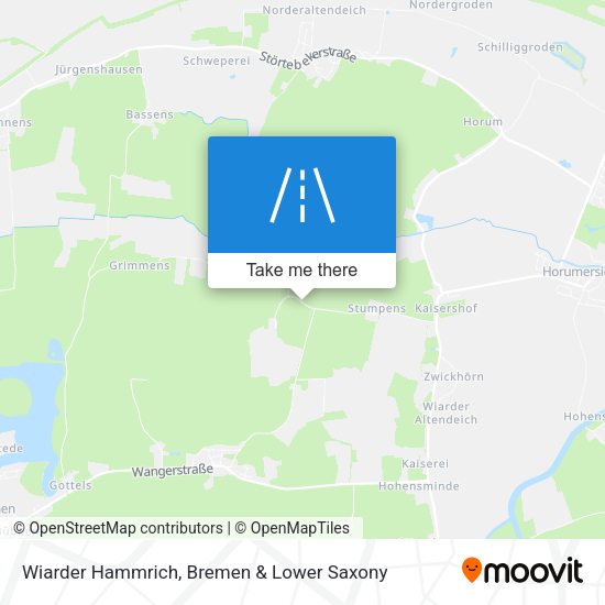 Wiarder Hammrich map