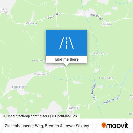 Zissenhausener Weg map