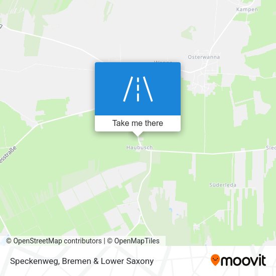 Speckenweg map