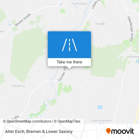 Alter Esch map