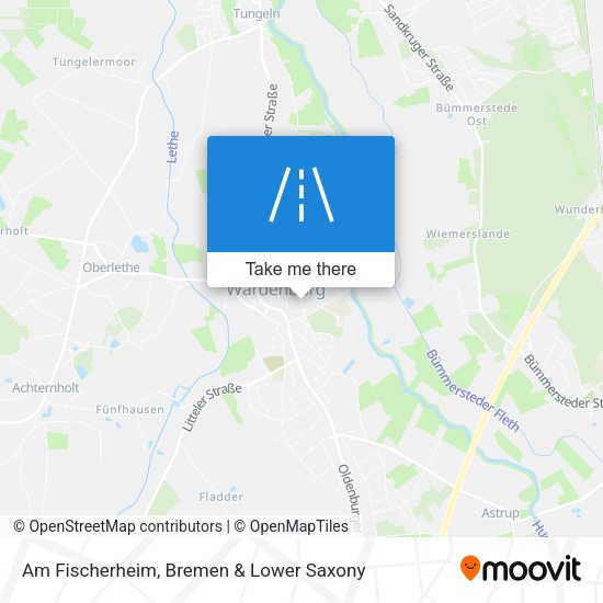 Am Fischerheim map