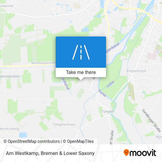 Am Westkamp map