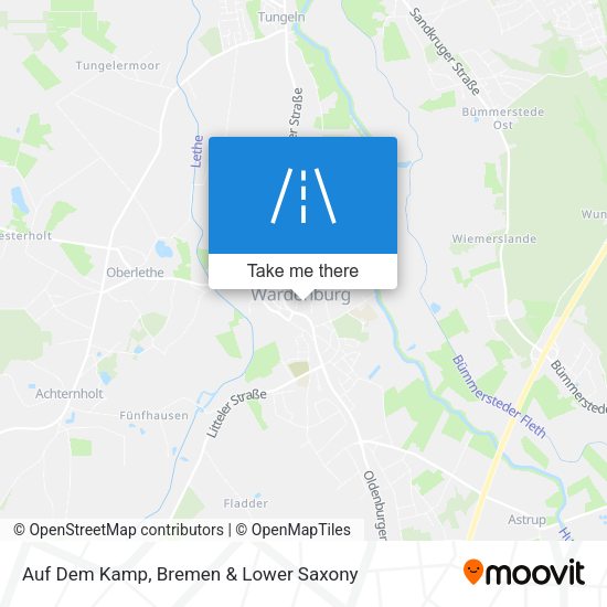 Auf Dem Kamp map
