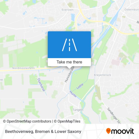 Beethovenweg map