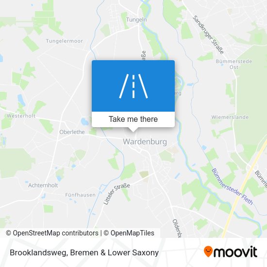 Brooklandsweg map