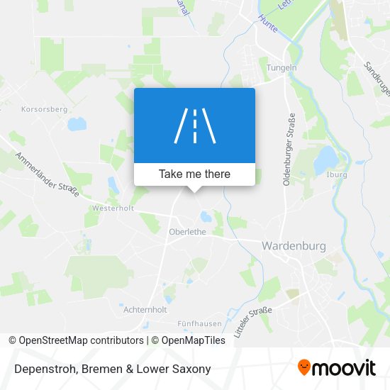 Depenstroh map