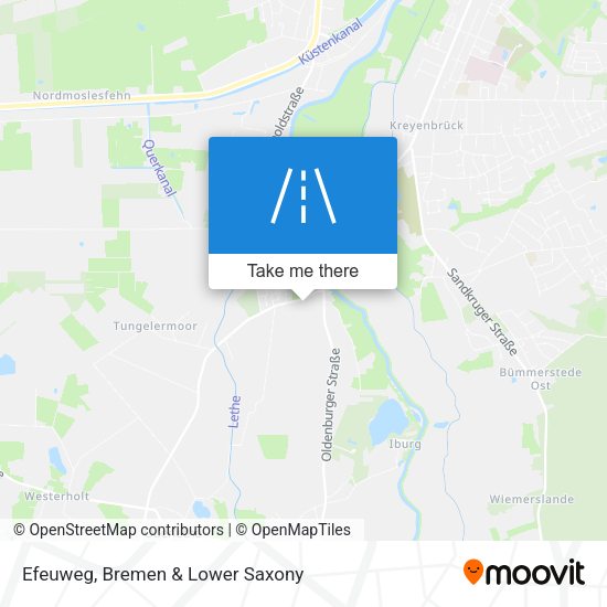Efeuweg map