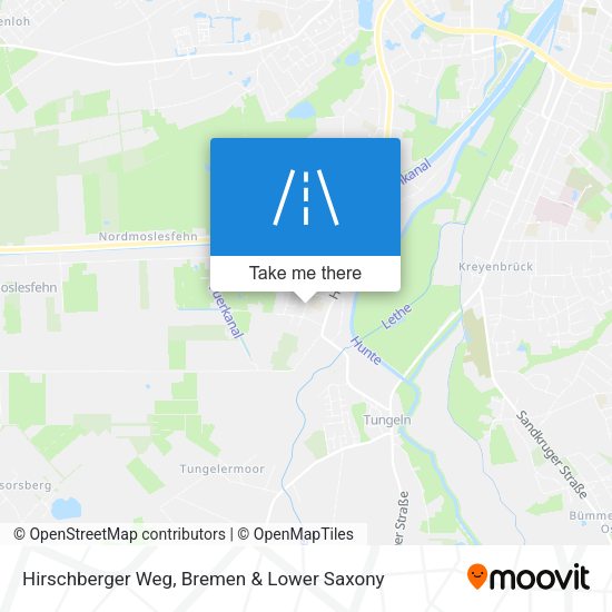 Hirschberger Weg map