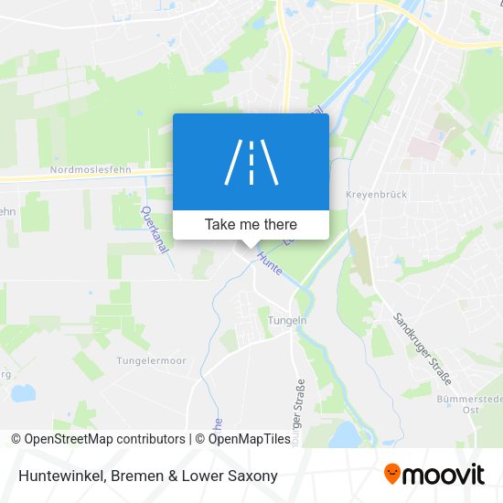 Huntewinkel map