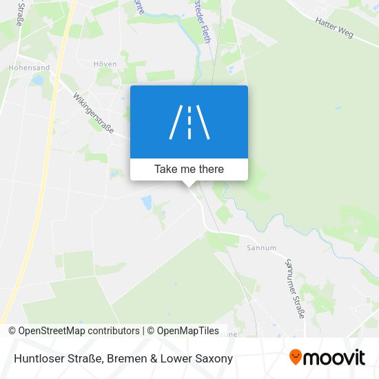 Huntloser Straße map