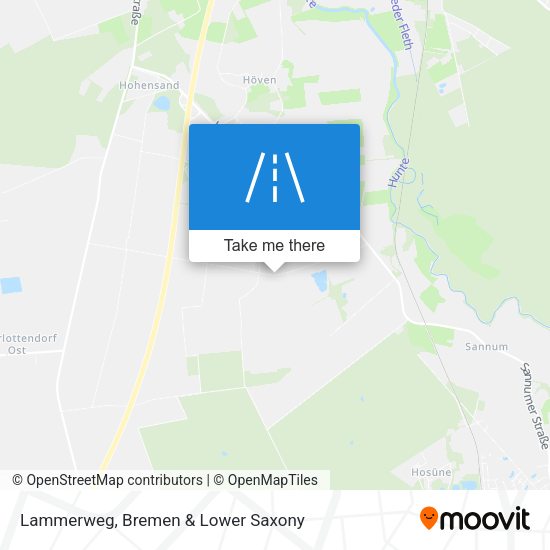 Lammerweg map