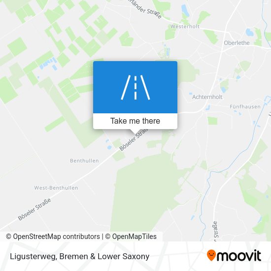 Ligusterweg map