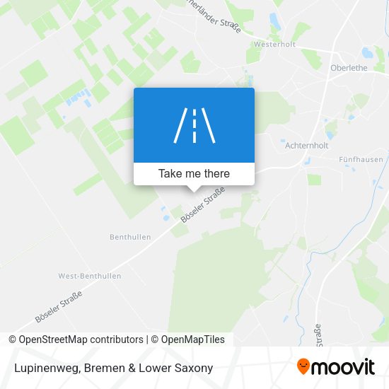 Lupinenweg map
