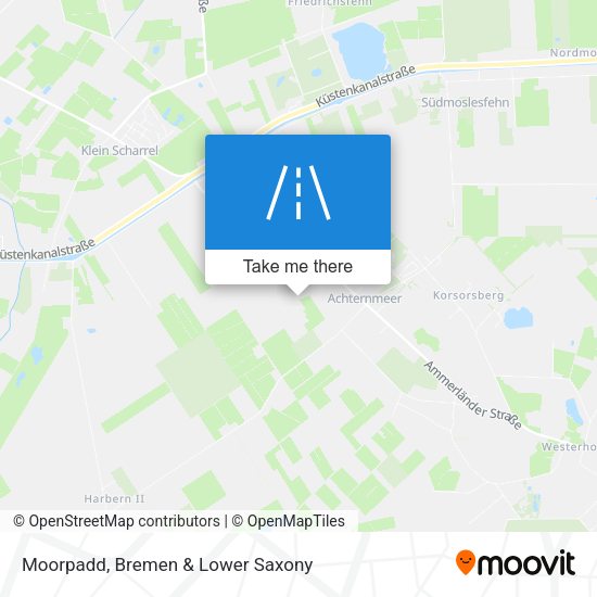 Moorpadd map