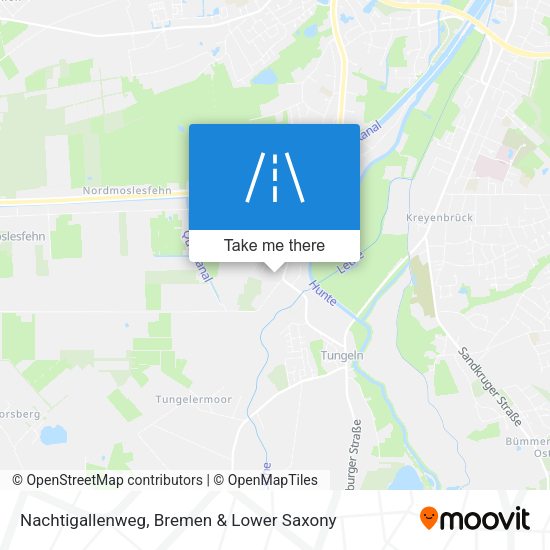 Nachtigallenweg map