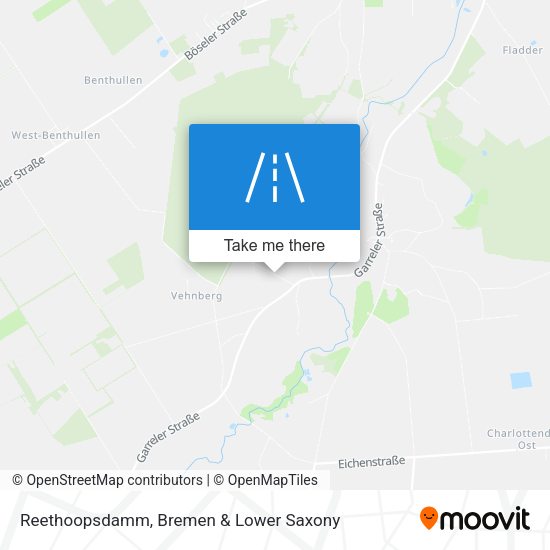 Reethoopsdamm map