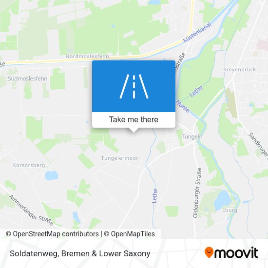 Soldatenweg map