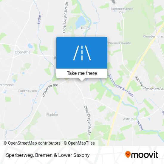 Sperberweg map