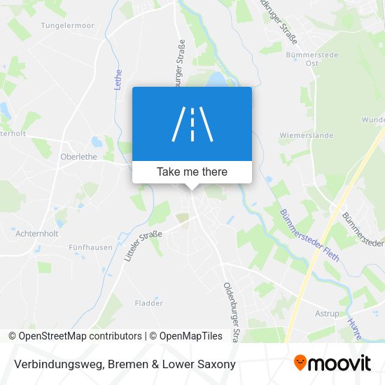 Verbindungsweg map