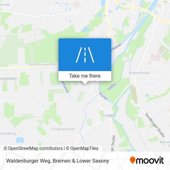 Waldenburger Weg map