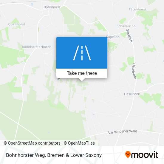 Bohnhorster Weg map