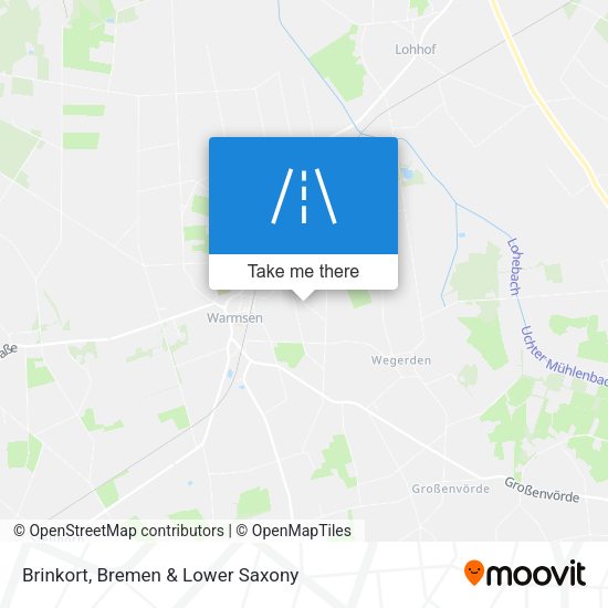 Brinkort map