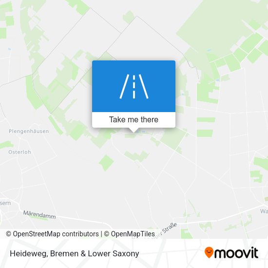 Heideweg map