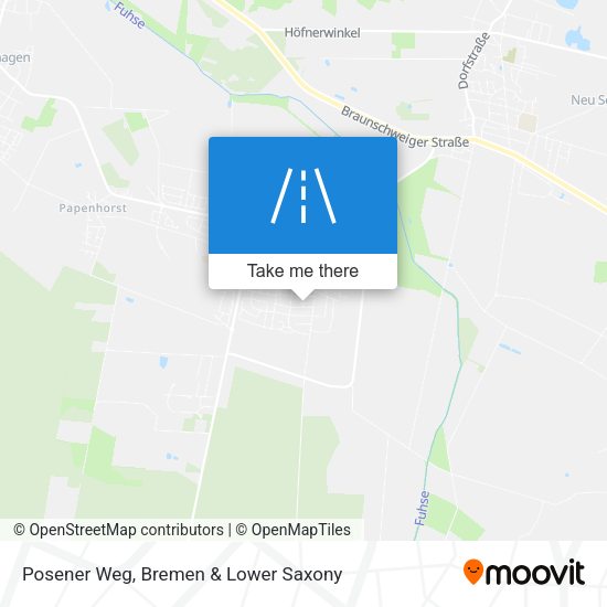 Posener Weg map
