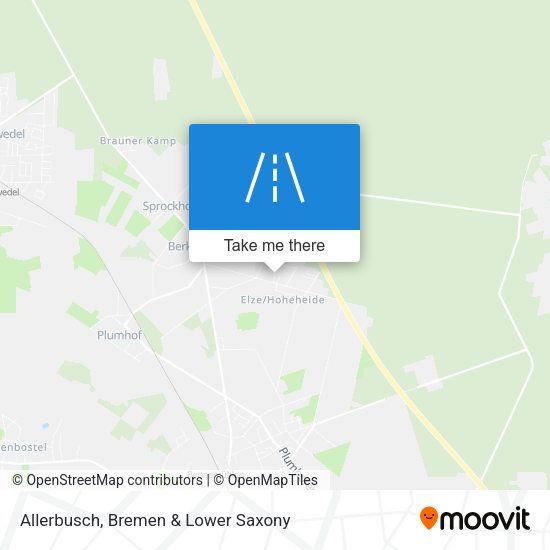 Allerbusch map
