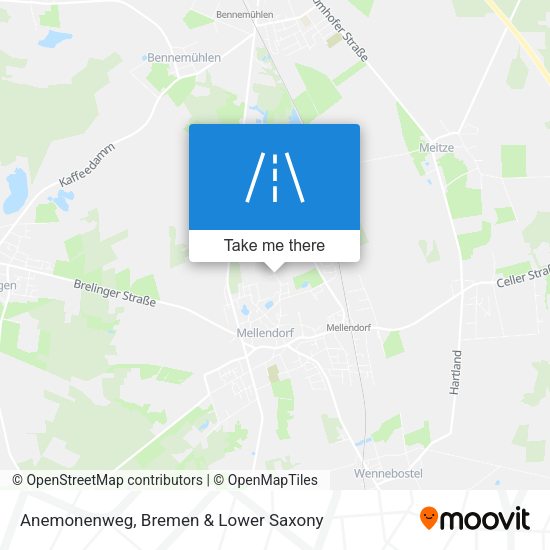 Anemonenweg map