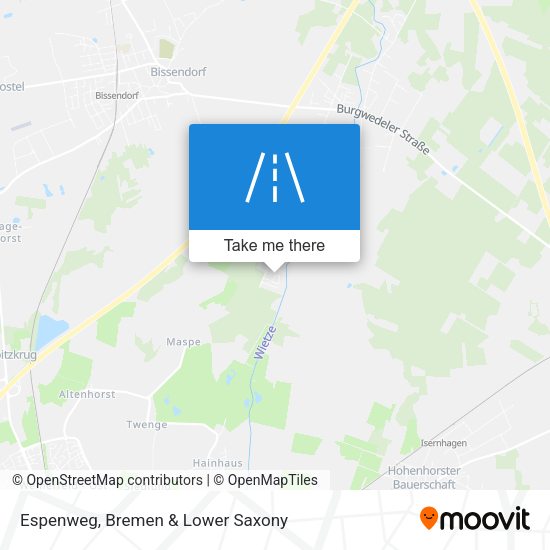Espenweg map