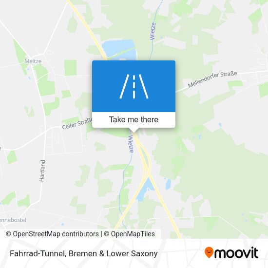 Fahrrad-Tunnel map