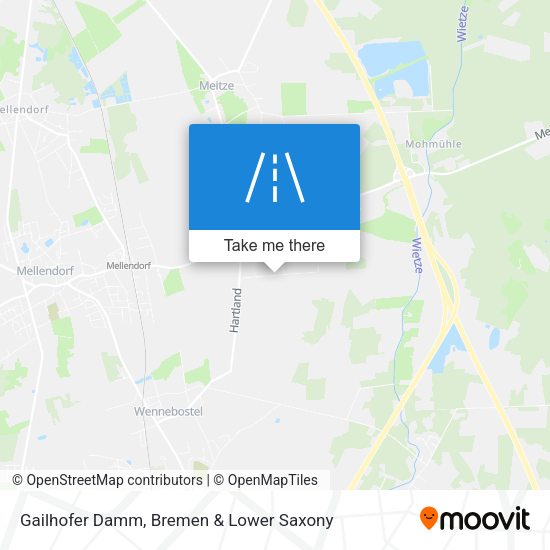 Gailhofer Damm map