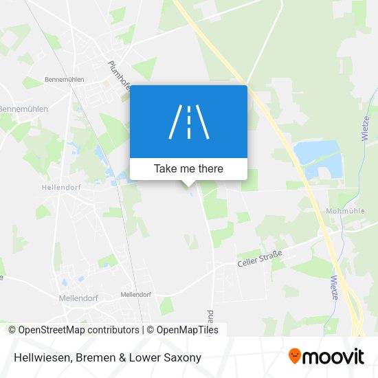 Hellwiesen map