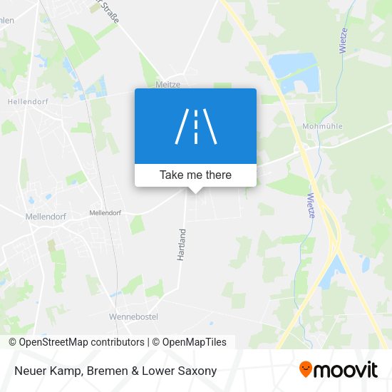 Neuer Kamp map