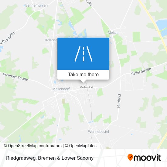 Riedgrasweg map