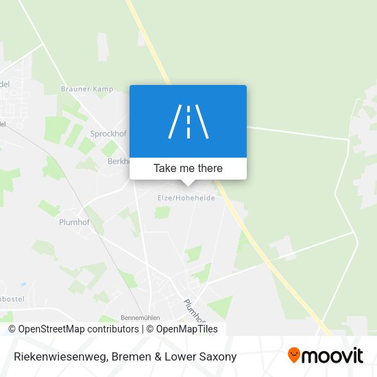 Riekenwiesenweg map