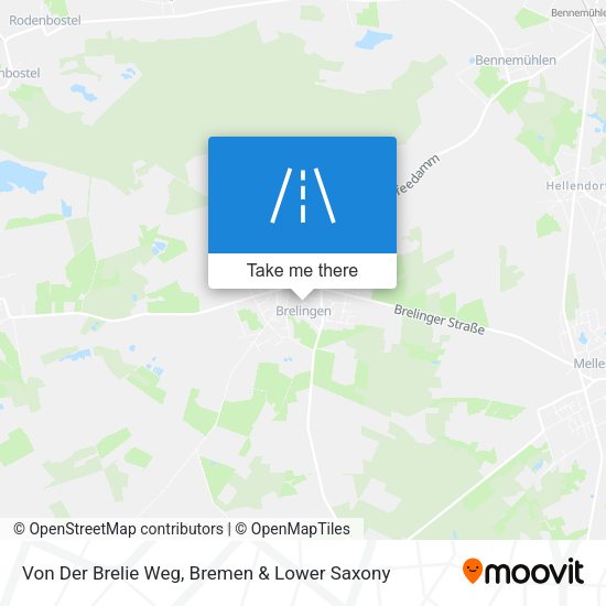 Von Der Brelie Weg map