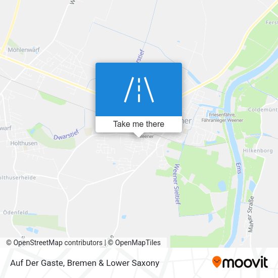 Auf Der Gaste map