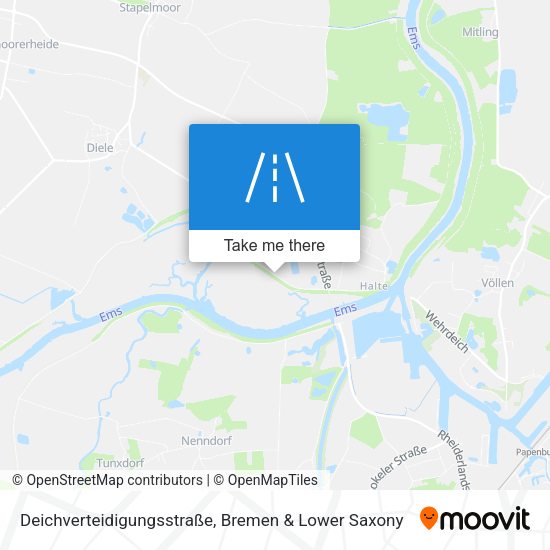 Deichverteidigungsstraße map