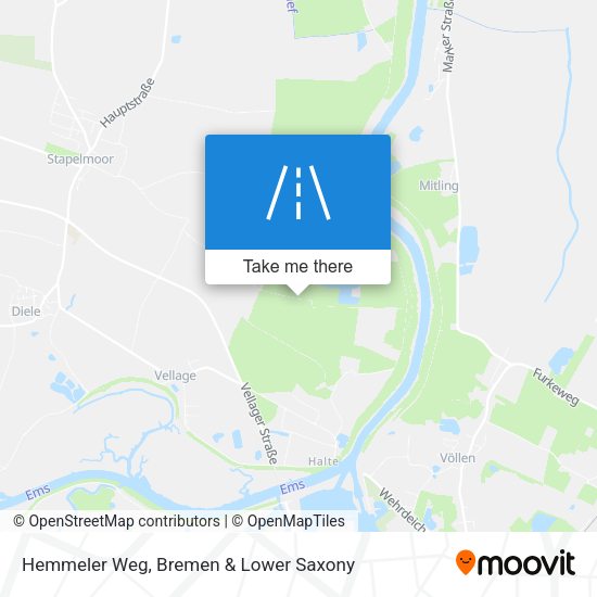 Hemmeler Weg map