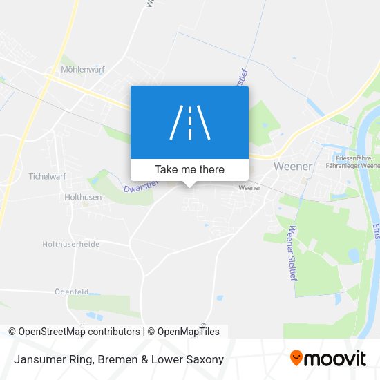 Jansumer Ring map
