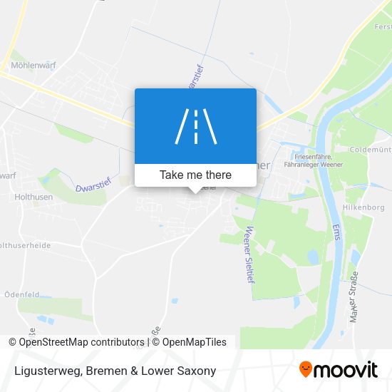 Ligusterweg map
